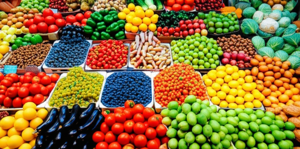 Fresh produce background